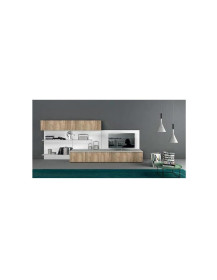 SOGGIORNO ROVERE E BIANCO