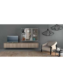 SOGGIORNO CON BASE SOSPESA PORTA TV+ PENSILI