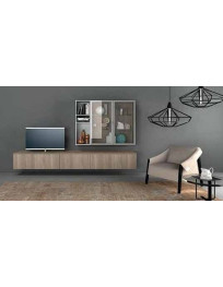 SOGGIORNO CON BASE SOSPESA PORTA TV+ PENSILI