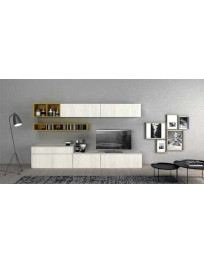 SOGGIORNO OLMO BIANCO E SENAPE