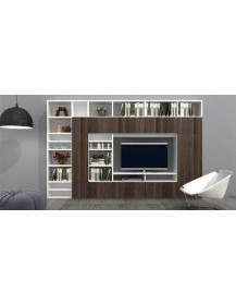 SOGGIORNO BIANCO E OLMO GRIGIO