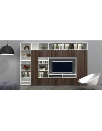 SOGGIORNO BIANCO E OLMO GRIGIO