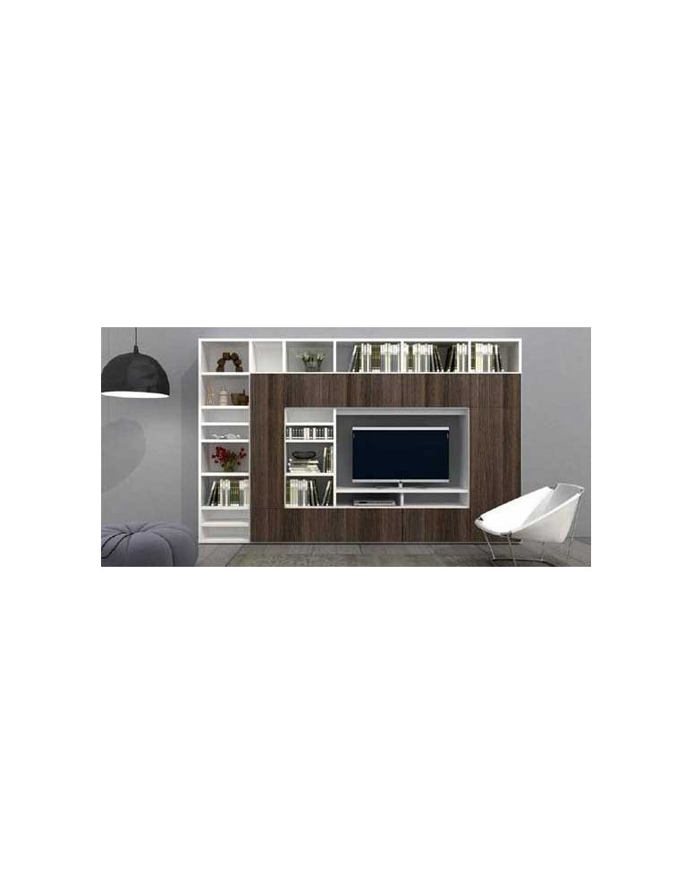 SOGGIORNO BIANCO E OLMO GRIGIO