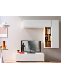 SOGGIORNO BIANCO CON INSERTI OCRA