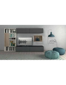 SOGGIORNO ANTRACITE, OLMO E FRASSINO