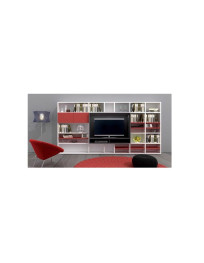 SOGGIORNO, BIANCO, ANTRACITE E CORALLO