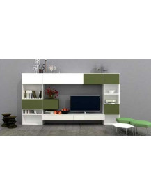 SOGGIORNO BIANCO E VERDE PRATO