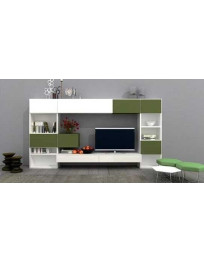 SOGGIORNO BIANCO E VERDE PRATO