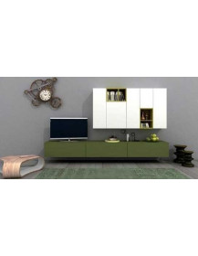 SOGGIORNO BIANCO, VERDE PRATO E SENAPE