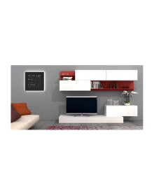 SOGGIORNO COLOR BIANCO E CORALLO