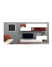 SOGGIORNO COLOR BIANCO E CORALLO