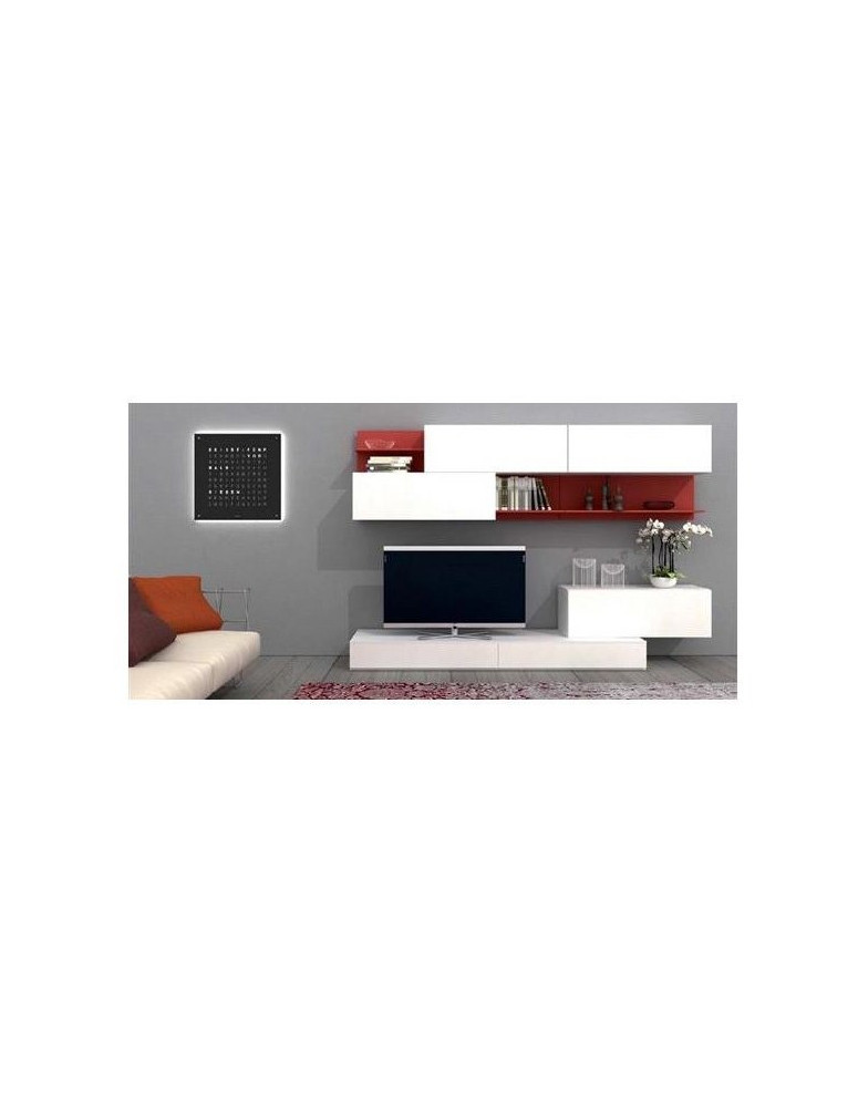 SOGGIORNO COLOR BIANCO E CORALLO