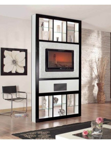 COMPOSIZIONE BIFACCIALE CON PORTA TV GIREVOLE