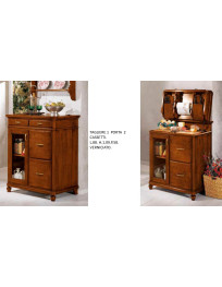 TAGLIERE 1  PORTA  2 CASSETTI VERNICIATO