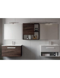 N 2 BASI  DA CM 80 SOSPESO  LAVABI  PIATTI SPECCHIERE DA 80