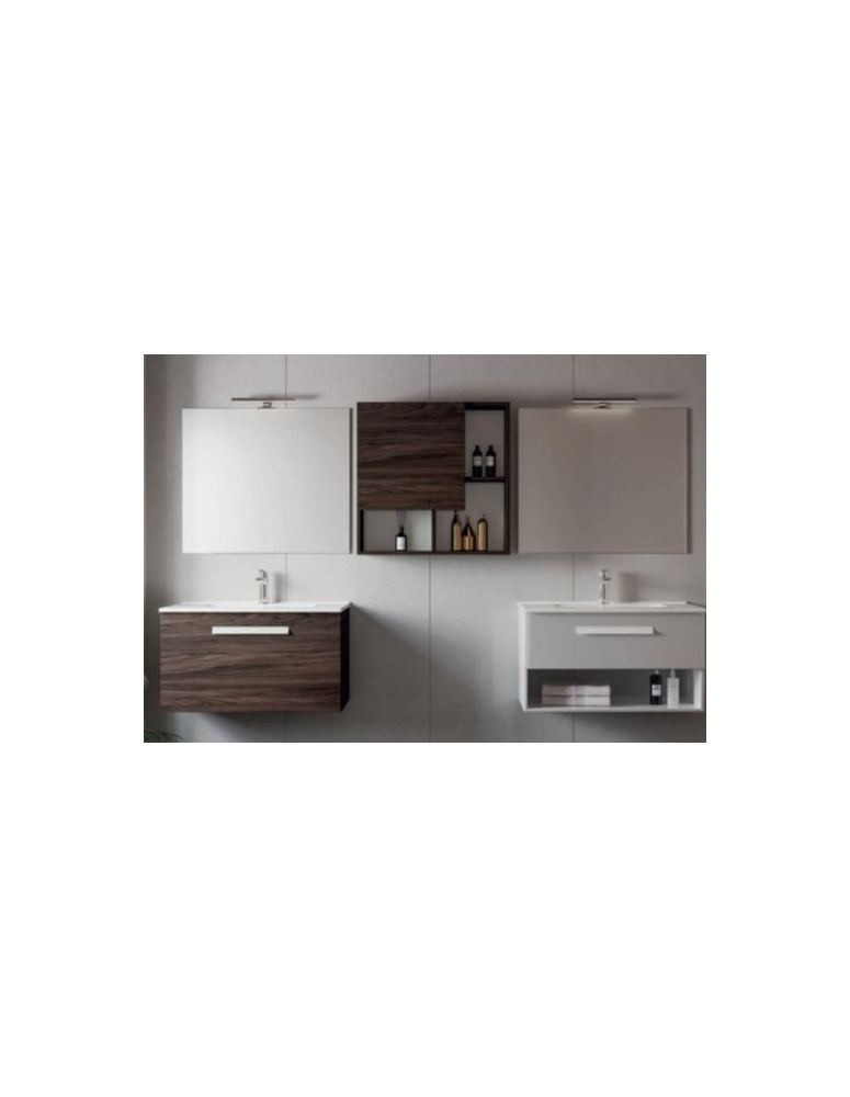 N 2 BASI  DA CM 80 SOSPESO  LAVABI  PIATTI SPECCHIERE DA 80