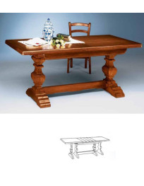 TAVOLO RIQUADRATO  RETTANGOLARE GAMBE SAGOMATE