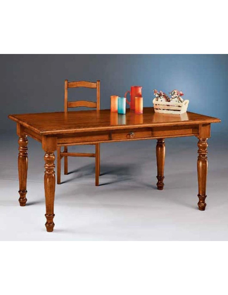 TAVOLO NOCE RETTANGOLARE FISSO