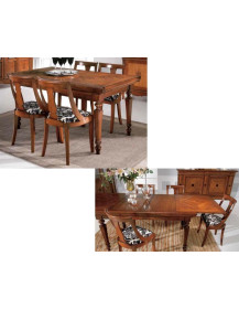 TAVOLO RETTANGOLARE NOCE ALLUNGABILE  A SERRANDINA