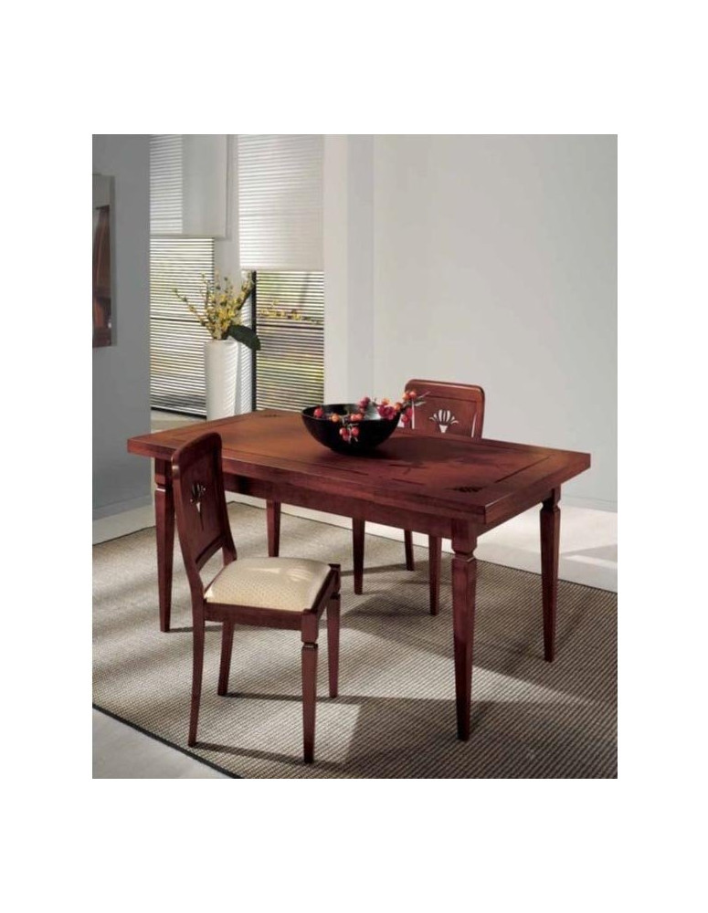 TAVOLO ALLUNGABILE INTARSIATO