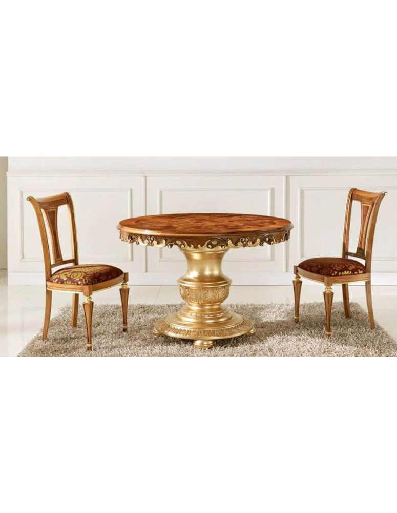 TAVOLO ROTONDO VERNICIATO