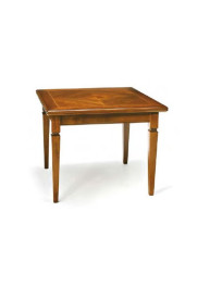 TAVOLO CON FILETTO LEGNO DI ROSA