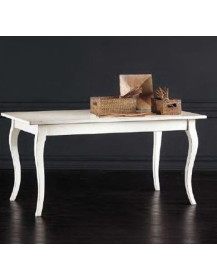 TAVOLO FISSO LACCATO BIANCO