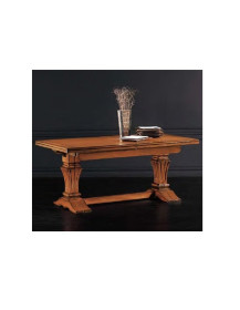 TAVOLO RETTANGOLARE CON 2 GAMBONI CENTRALI