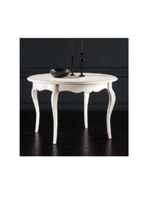 TAVOLO ROTONDO BIANCO LACCATO