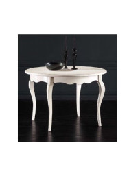 TAVOLO ROTONDO BIANCO LACCATO