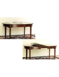 TAVOLO OVALE CON ALLUNGHE