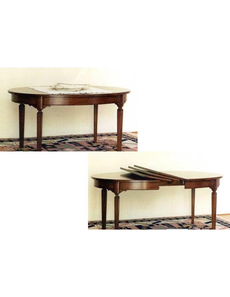 TAVOLO OVALE CON ALLUNGHE