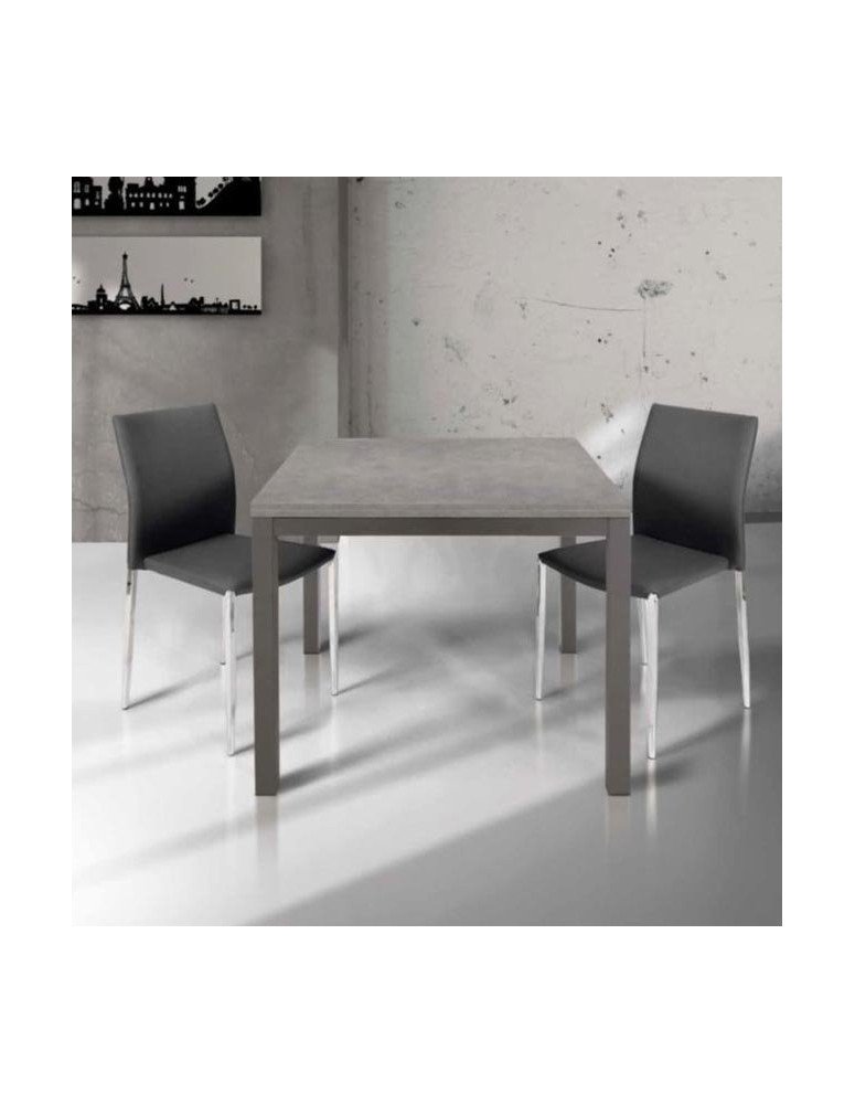 TAVOLO CON STRUTTURA IN METALLO