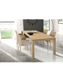 TAVOLO  IN LEGNO ROVERE 2 ALL. DA CM 40