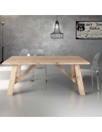 TAVOLO FISSO ROVERE SX SPESSORE 4 CM