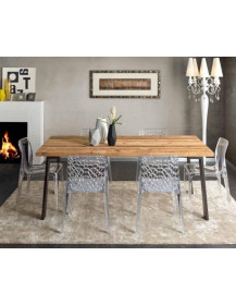 PIANO TAVOLO CONIFERA VECCHIA  TRATTATO CERA NATURALE