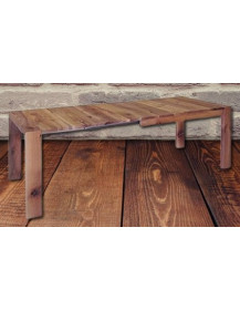 TAVOLO MODERNI  in LEGNO ALLUNGABILE IN NOCE  MASSICCIO
