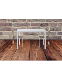 TAVOLO ALLUNGABILE BIANCO FRASSINATO