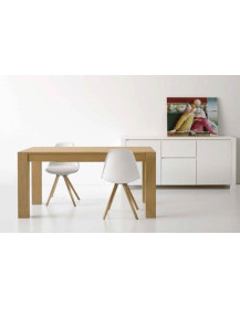 TAVOLO IN ROVERE NATURALE ALLUNGABILE