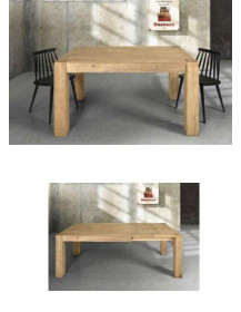 TAVOLO IN ABETE NATURALE ALLUNGABILE