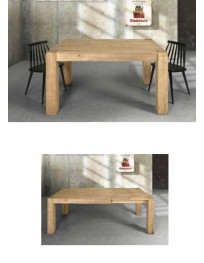 TAVOLO IN ABETE NATURALE ALLUNGABILE