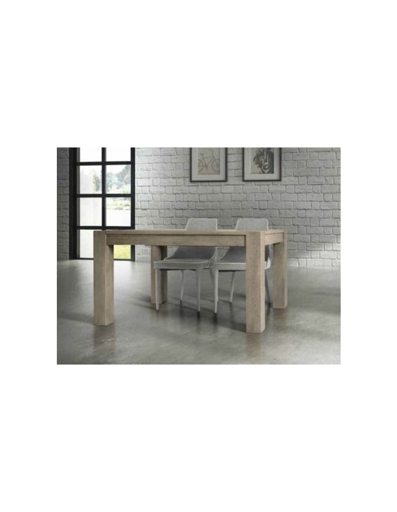 TAVOLO IN ROVERE PATINATO CON SEDIE PIU CREDENZA PATINATA