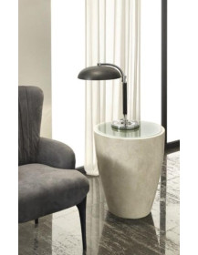 TAVOLINO IN PIETRA FOSSILE A COLONNA