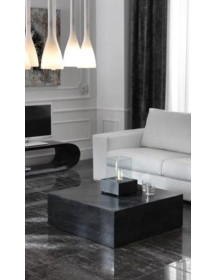 BLOCCO IN PIETRA FOSSILE PER TAVOLINO QUADRATO