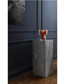 BLOCCO IN PIETRA FOSSILE COLONNA