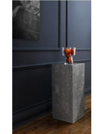 BLOCCO IN PIETRA FOSSILE COLONNA