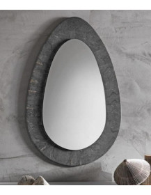 SPECCHIERA  PIETRA FOSSILE GOCCIA