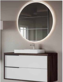 BAGNO SOSPESO CON SPECCHIERA RETROILLUMINATA
