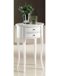 TAVOLINO OVALINE BIANCO