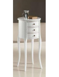 TAVOLINO OVALINE BIANCO